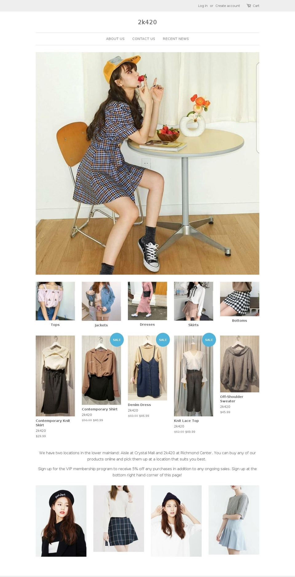 2k420.com shopify website screenshot