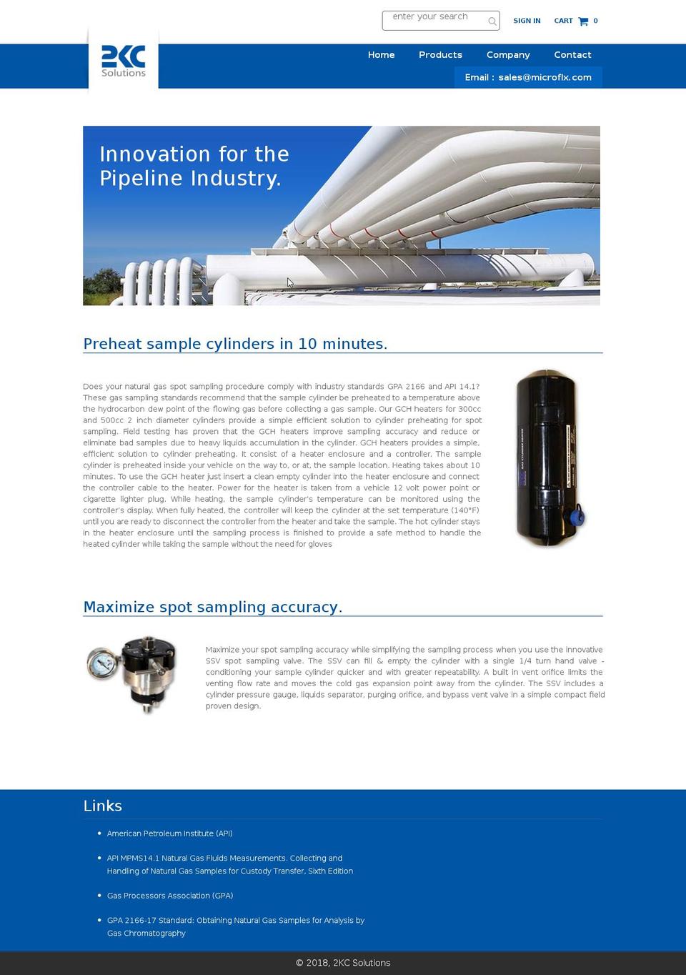 2kcsolutions.com shopify website screenshot