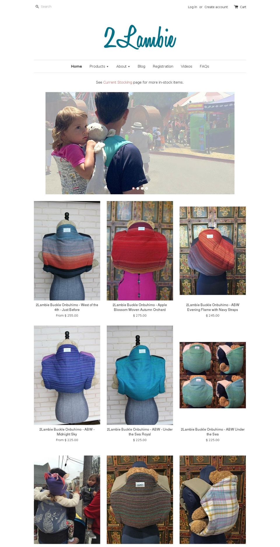 2lambie.com shopify website screenshot