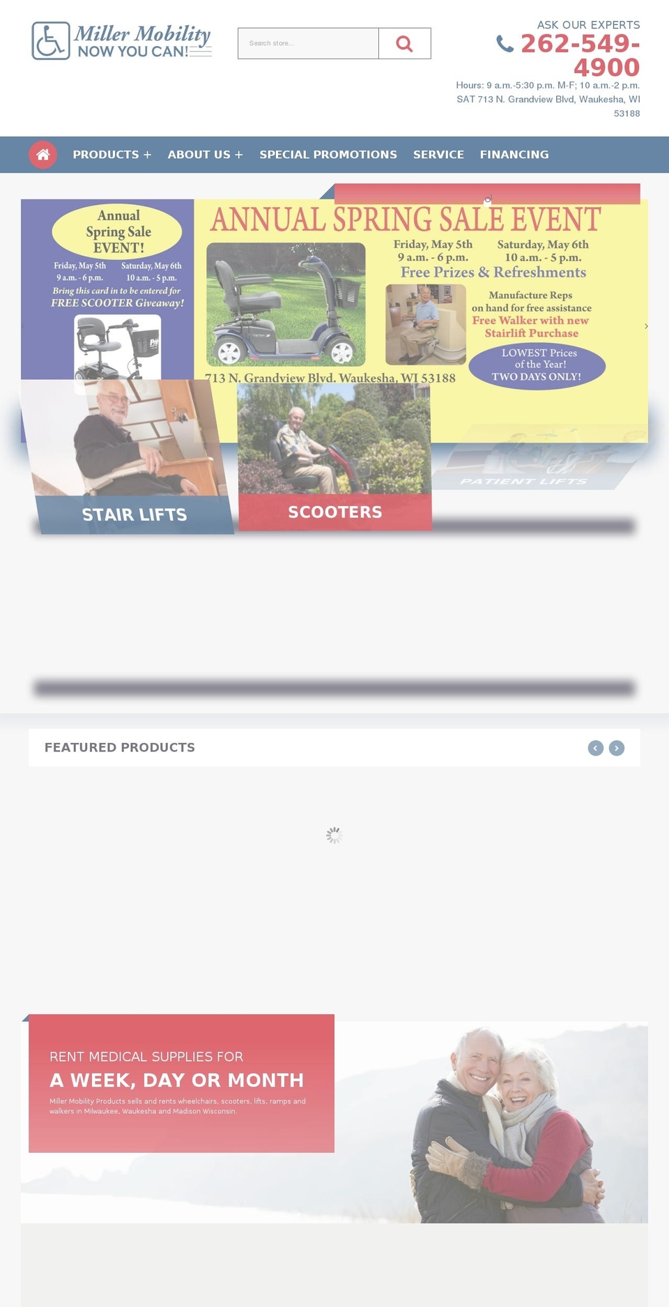 2millermobility.com shopify website screenshot