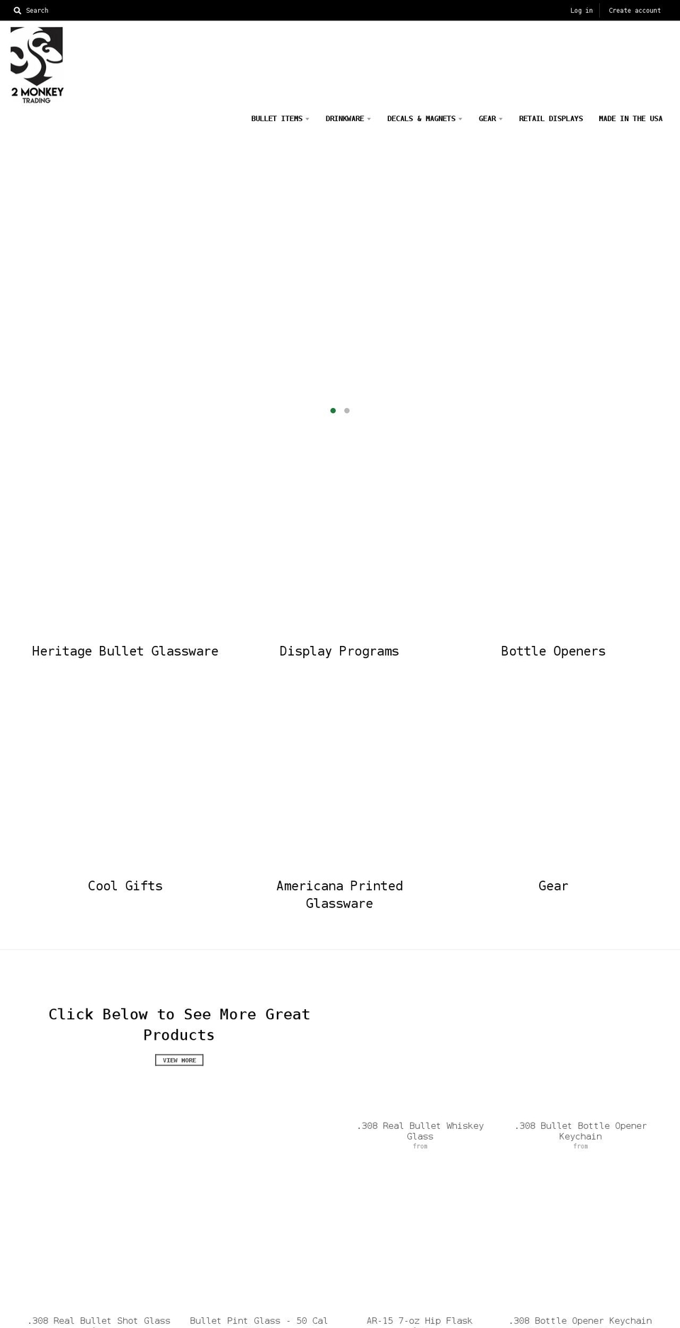 2monkey.myshopify.com shopify website screenshot