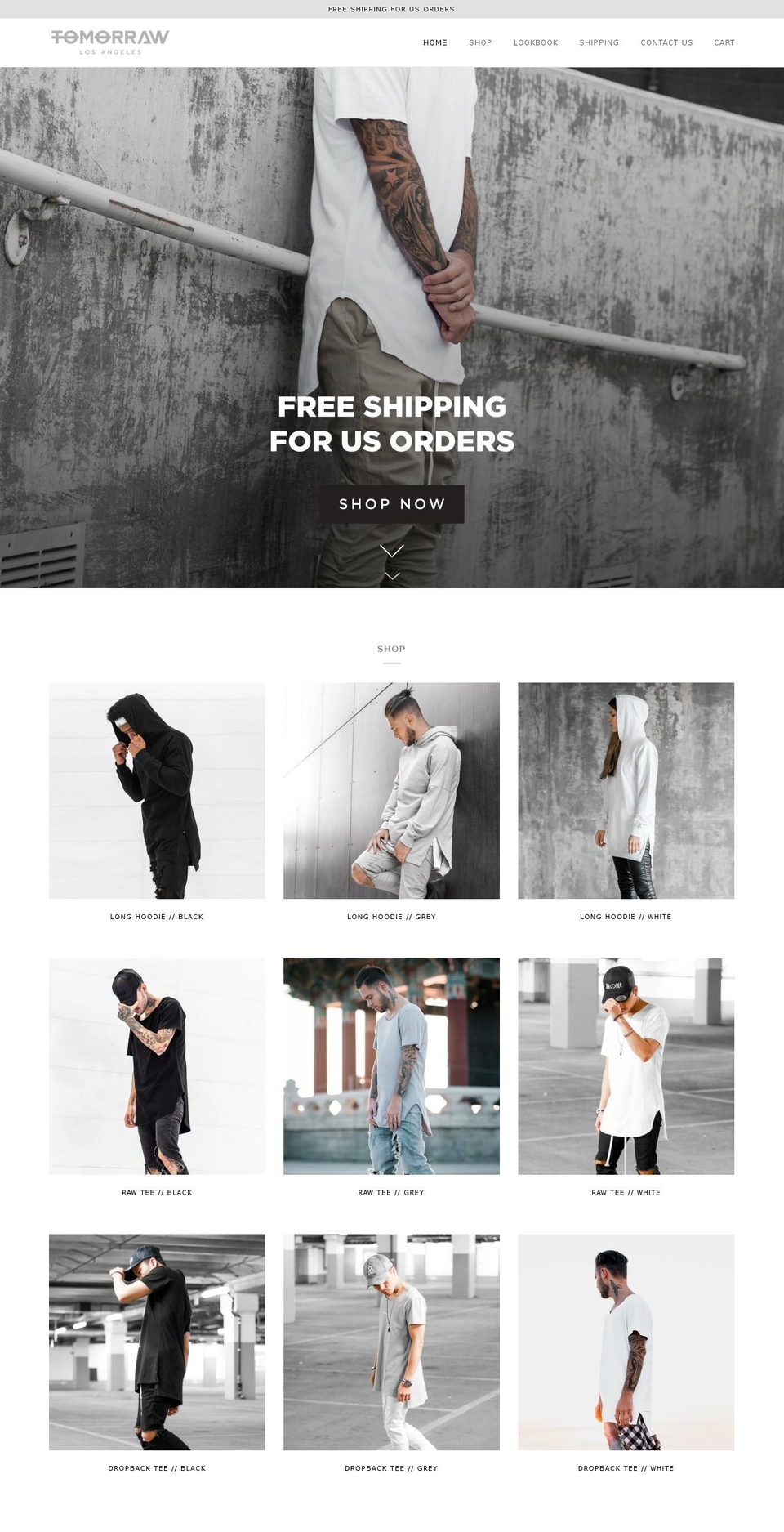 2morraw.com — Shopify storefront screenshot