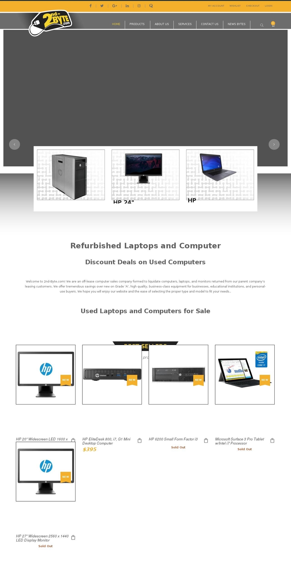 2nd-byte.com shopify website screenshot