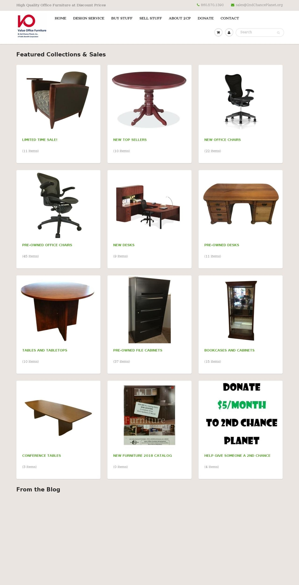 2ndchanceplanet.com — Shopify storefront screenshot