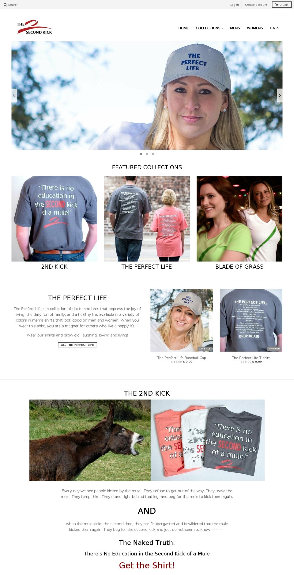 2ndkick.com — Shopify storefront screenshot