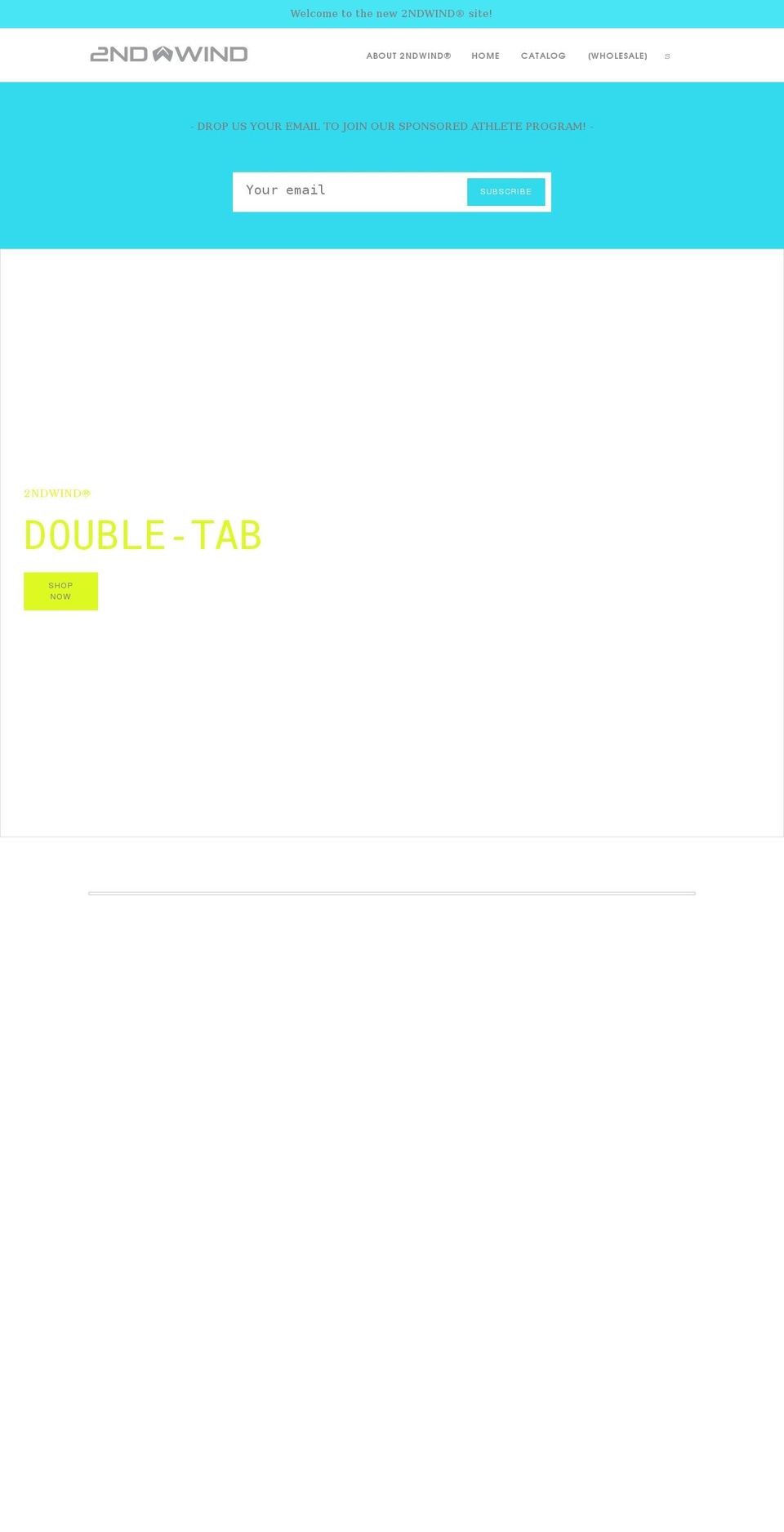 2ndwind.com shopify website screenshot