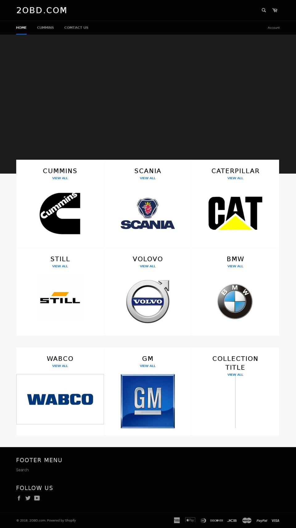 2obd.com — Shopify storefront screenshot