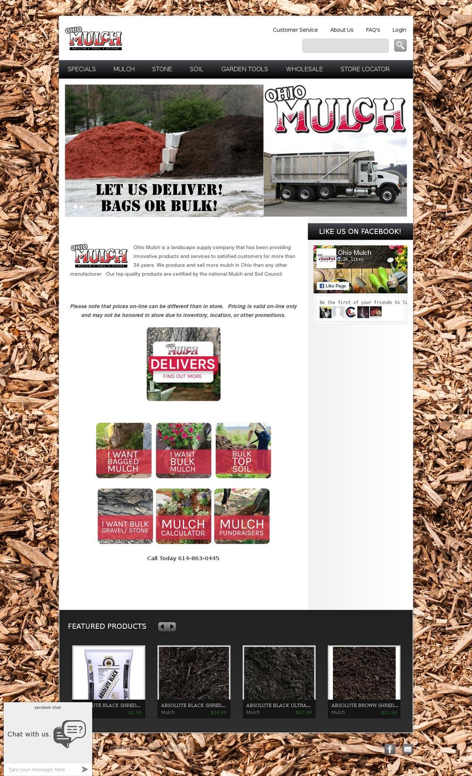 LDA March 2017 Shopify theme site example 2ohiomulch.com