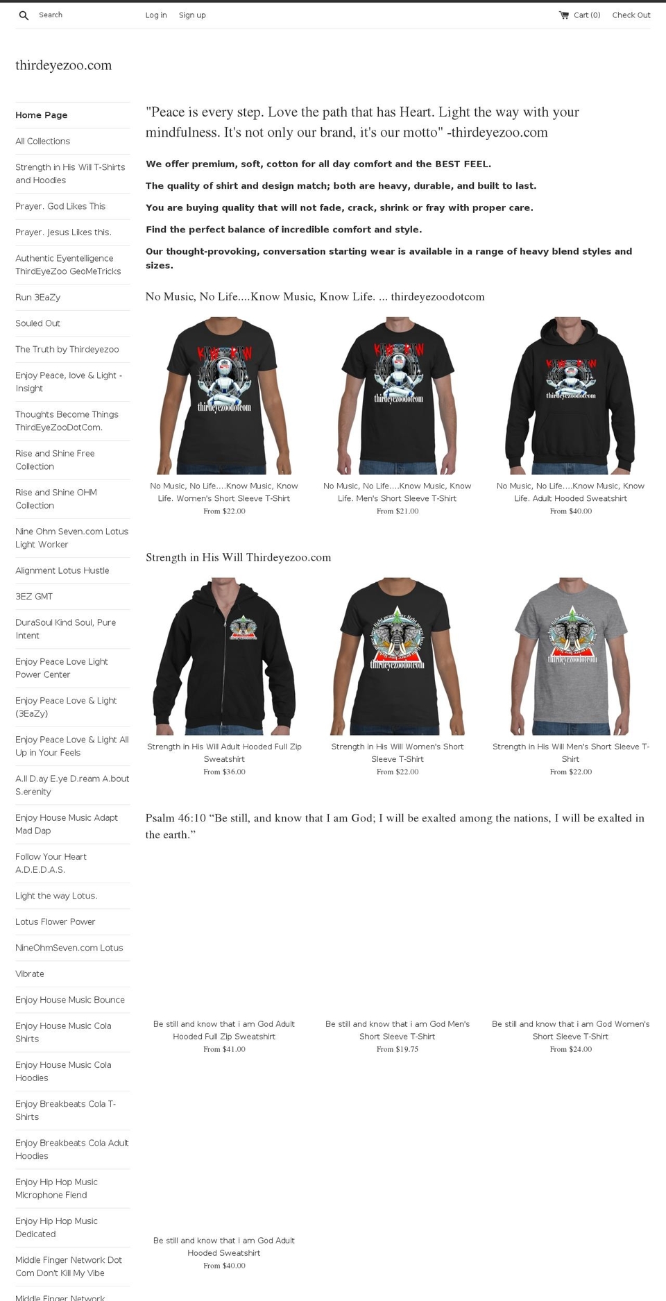 2ohsickness.com — Shopify storefront screenshot
