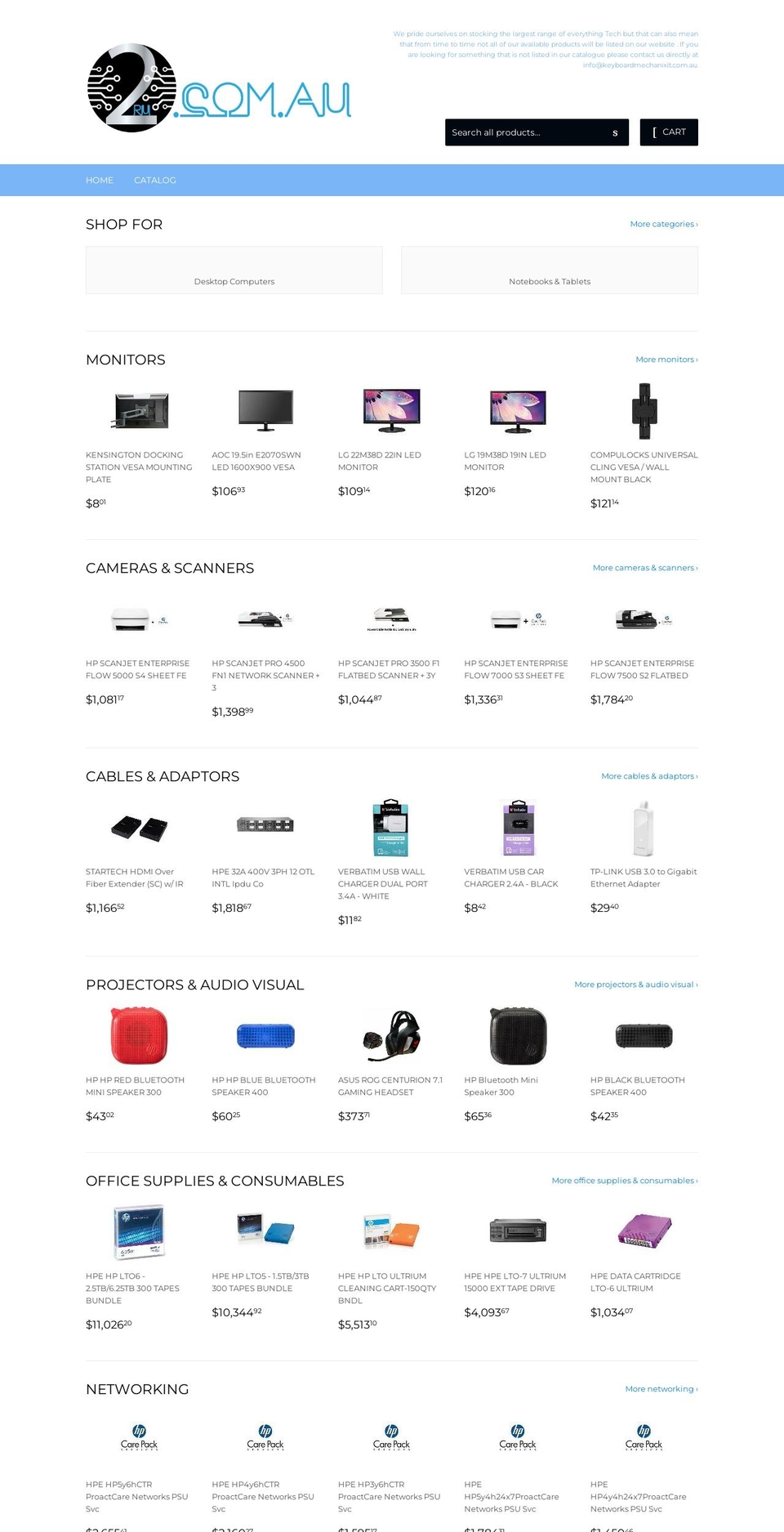 2ru.com.au shopify website screenshot