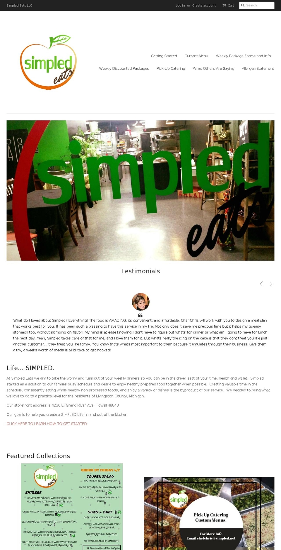 2simpled.net shopify website screenshot