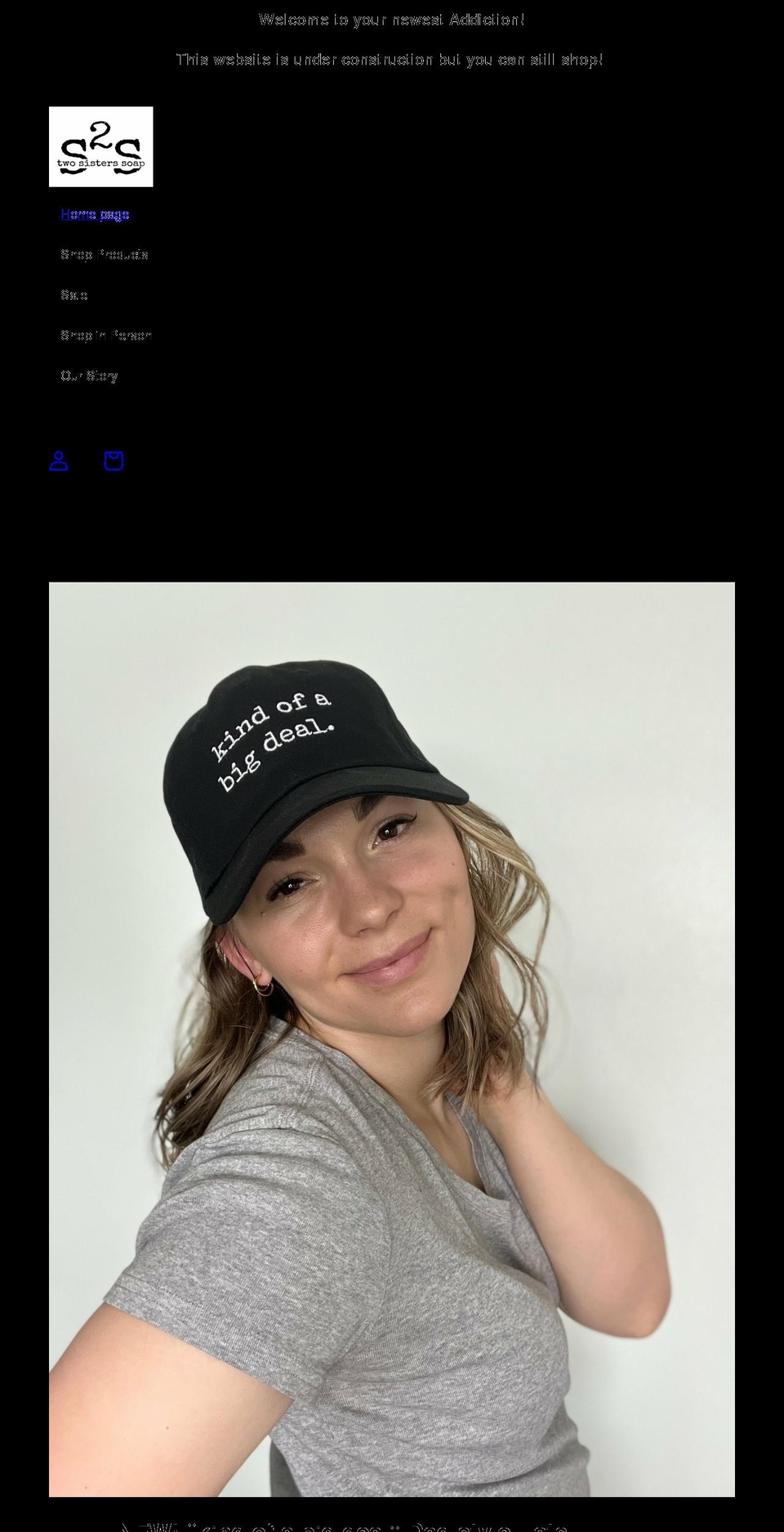 2sisterssoap.com — Shopify storefront screenshot
