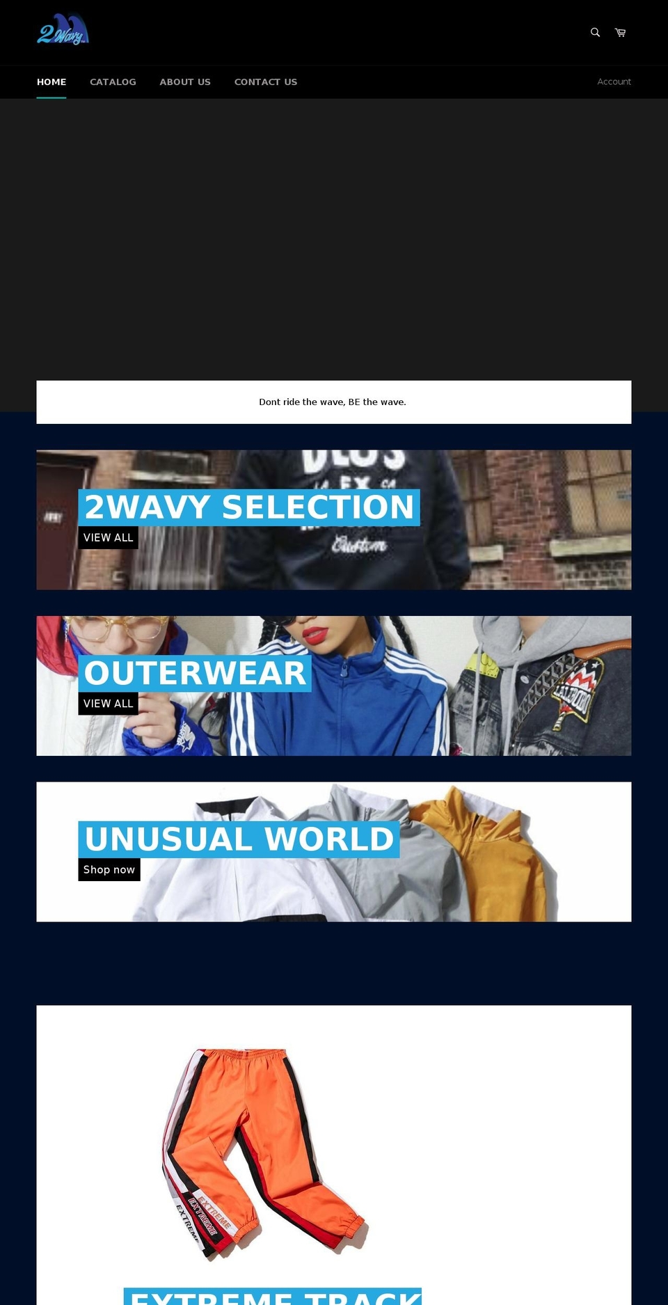 2wavy.com — Shopify storefront screenshot