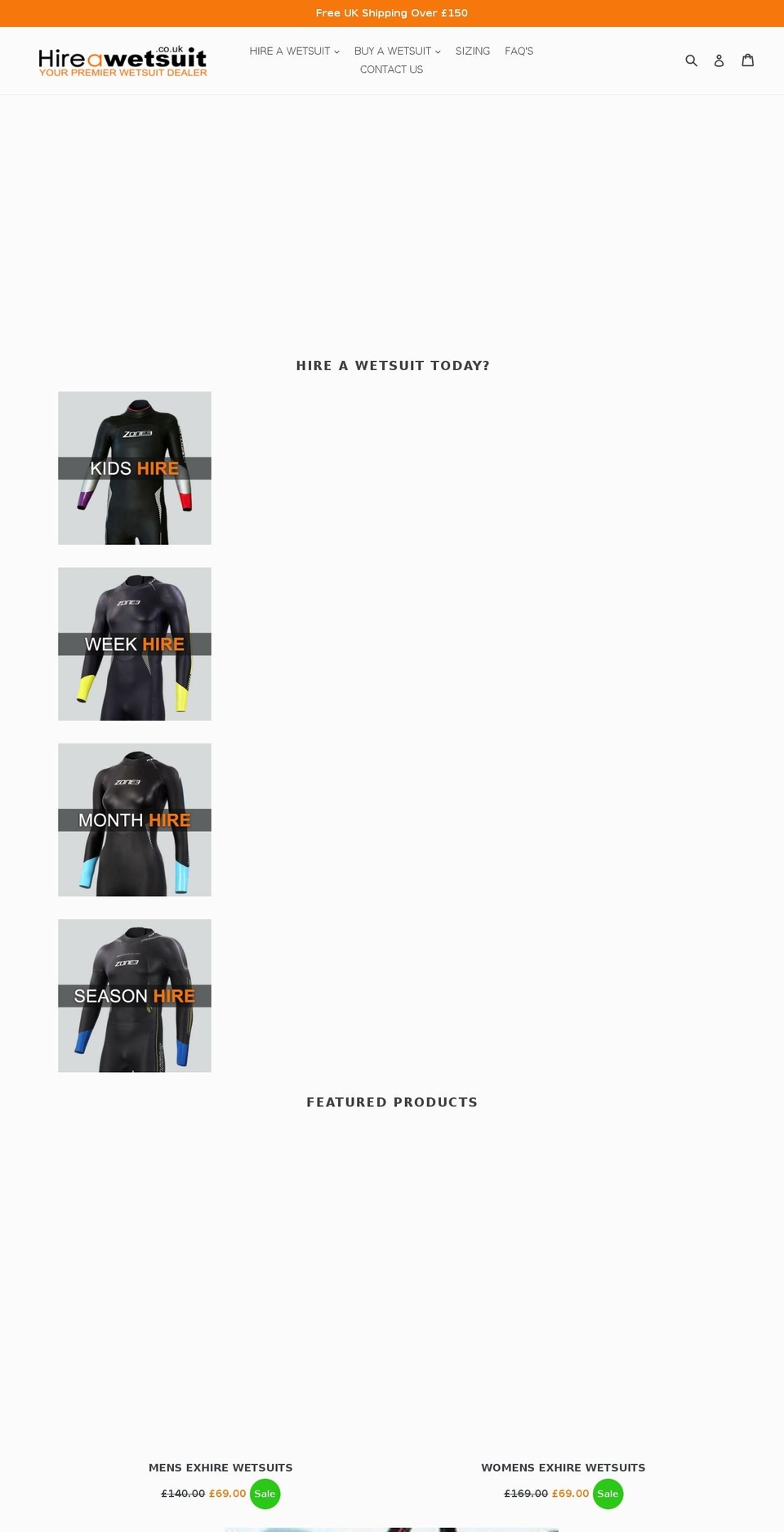 2xuwetsuithire.com — Shopify storefront screenshot