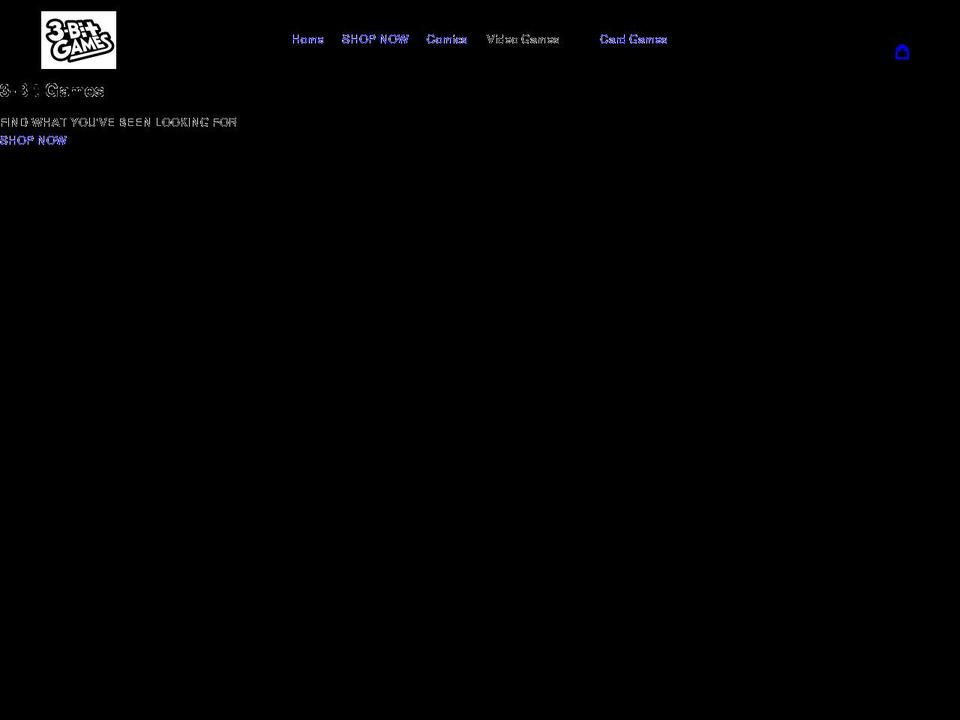 3-bitgames.com shopify website screenshot