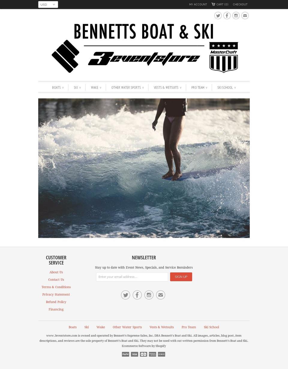 3-event-store.myshopify.com shopify website screenshot