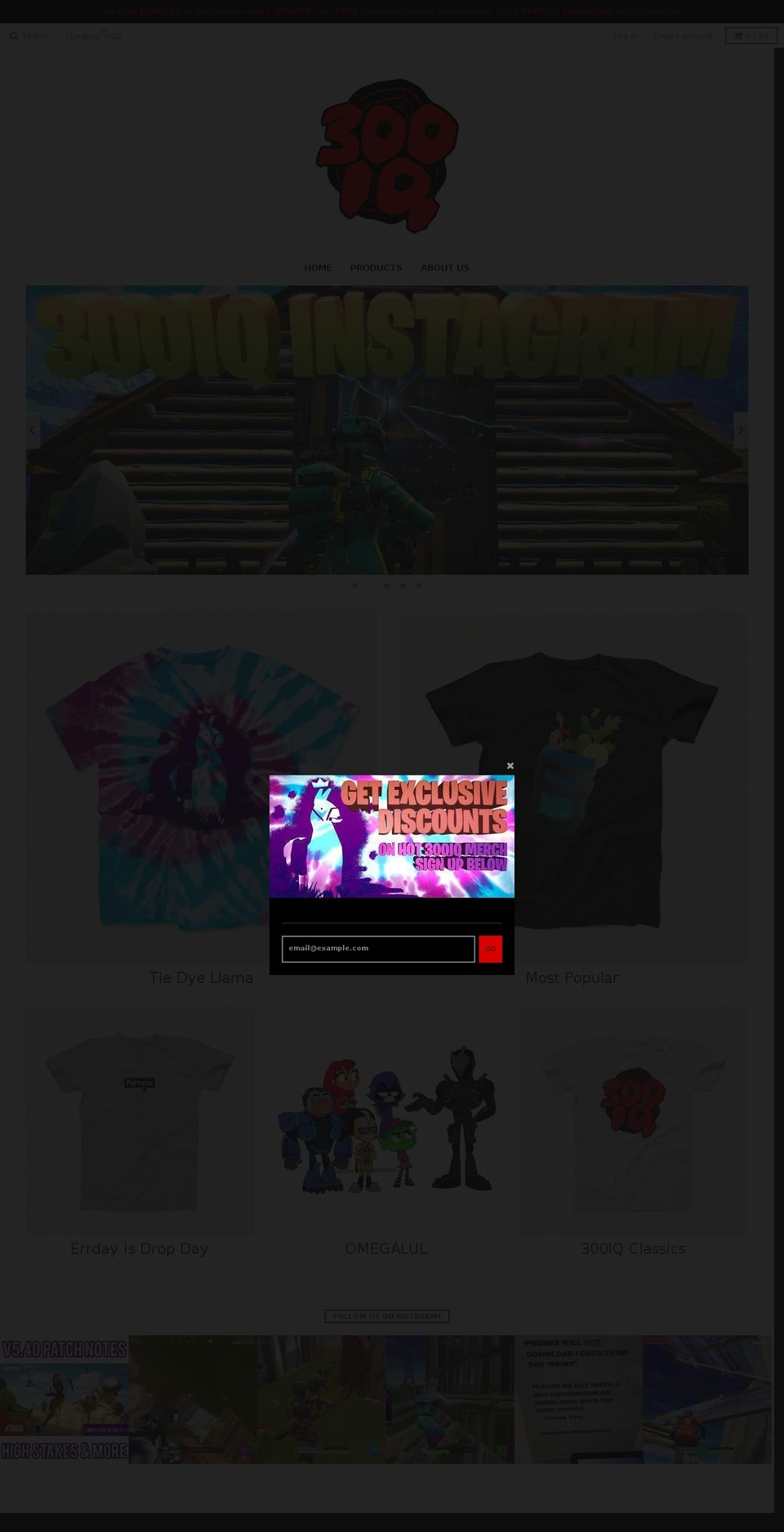 300iq.com shopify website screenshot