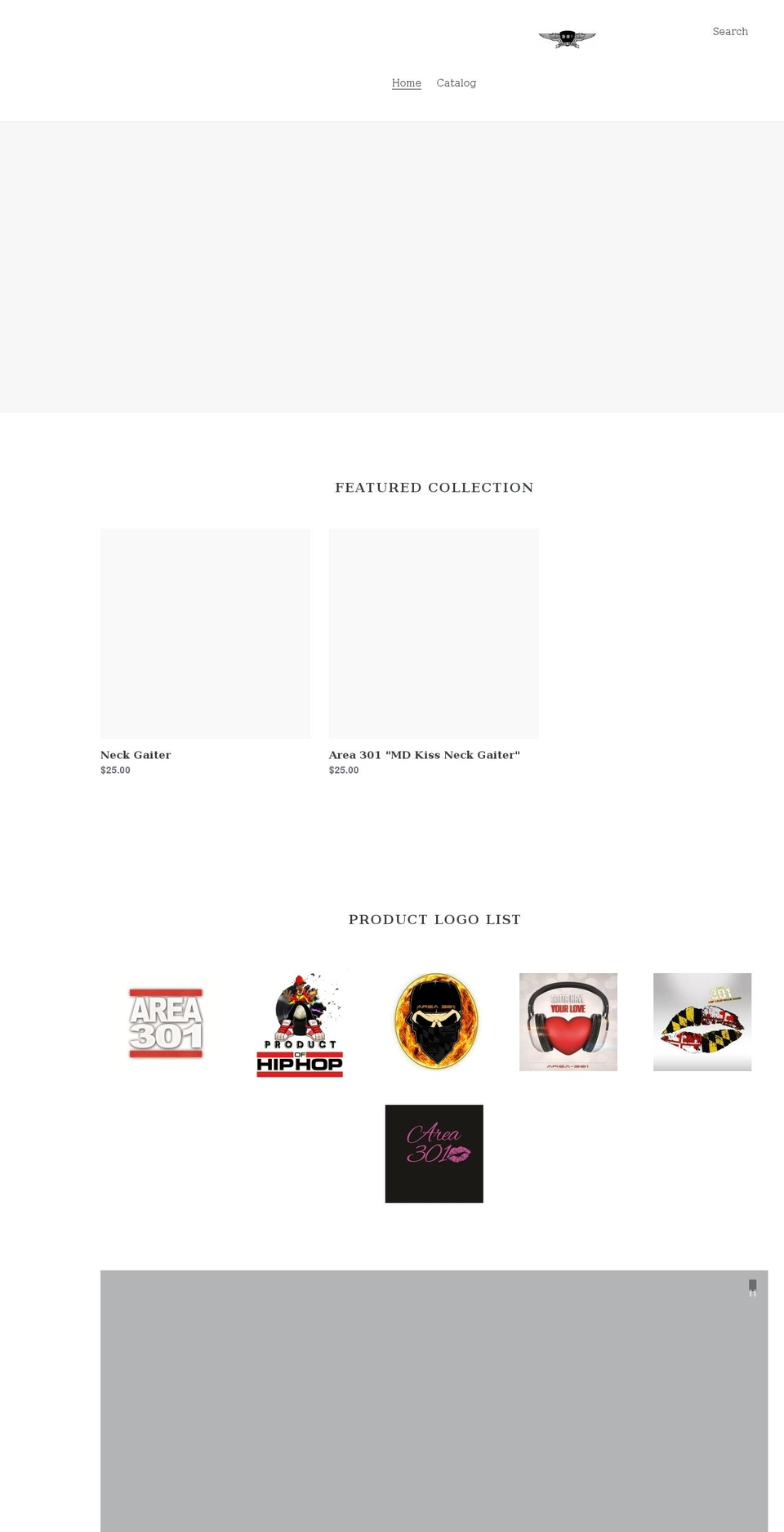 301-music-group.myshopify.com shopify website screenshot
