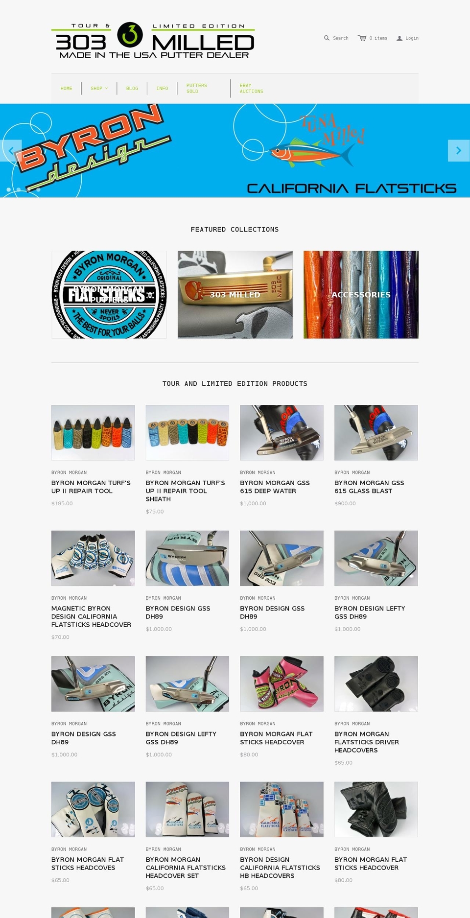 Copy of Atlantic Shopify theme site example 303milledputters.com