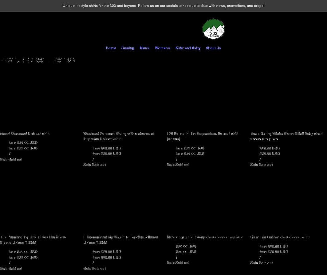 303threads.com shopify website screenshot