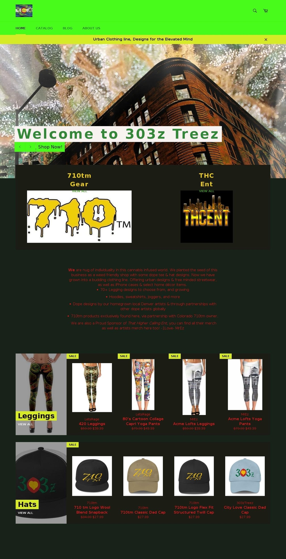303ztreez.net shopify website screenshot