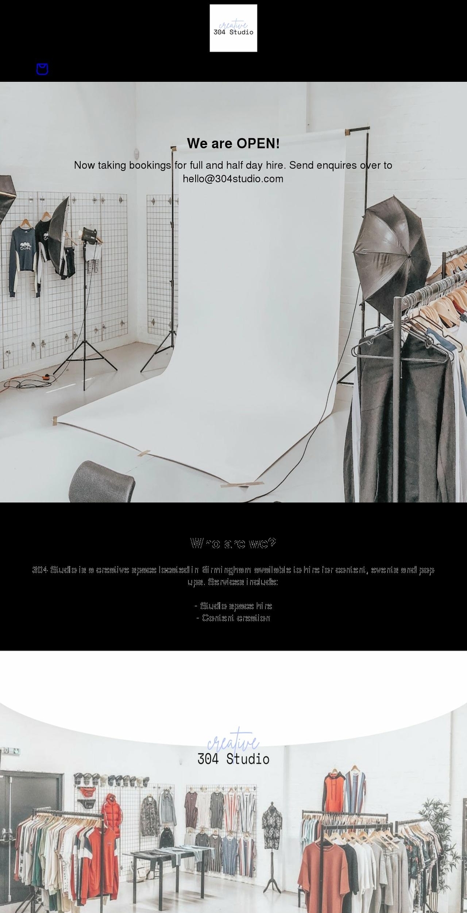 304studio.com shopify website screenshot