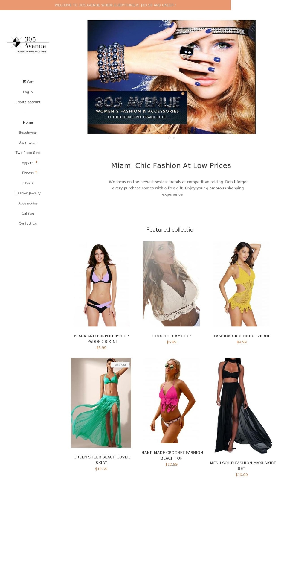 305avenue.com — Shopify storefront screenshot