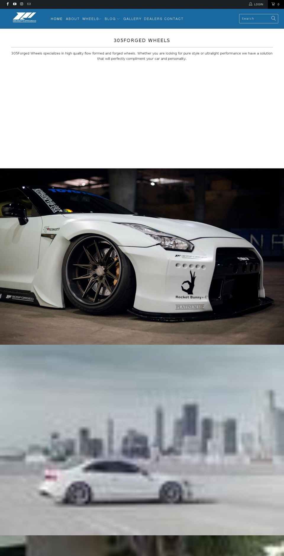 305forgedwheels.com — Shopify storefront screenshot