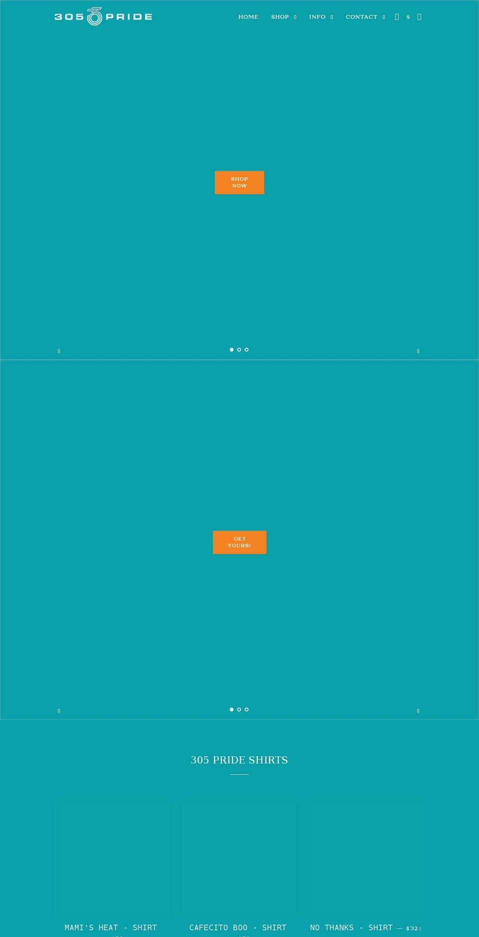 305pride.com shopify website screenshot