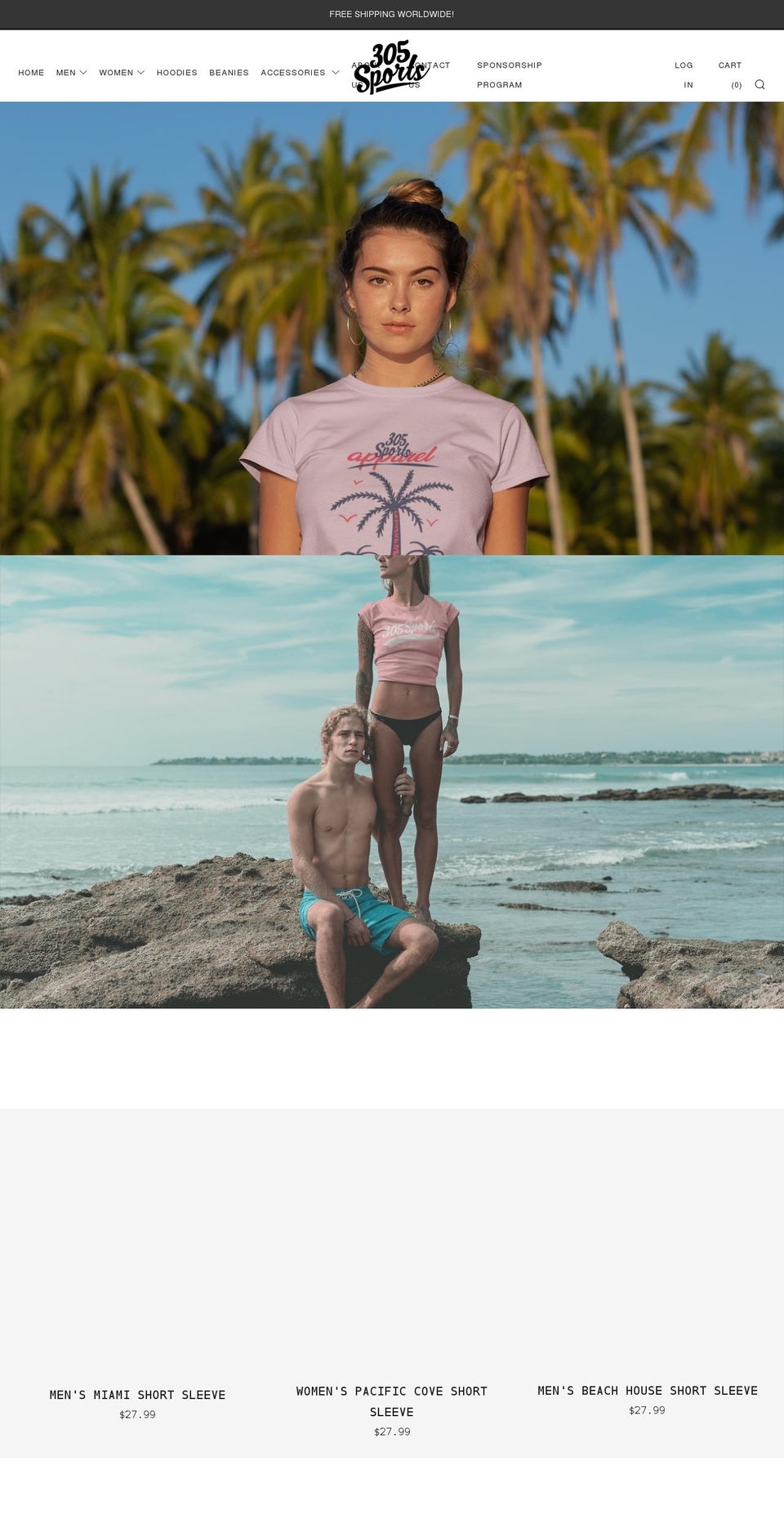 305sportsapparel.com shopify website screenshot