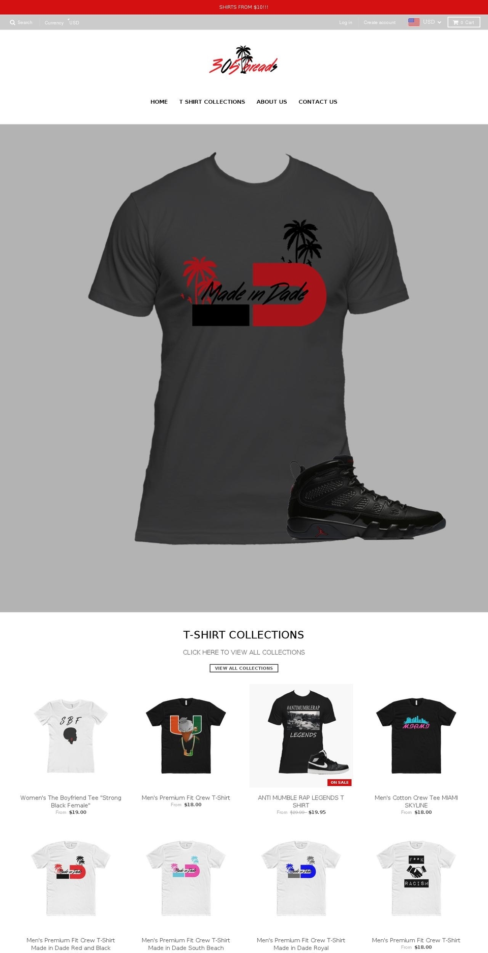305threads.com — Shopify storefront screenshot
