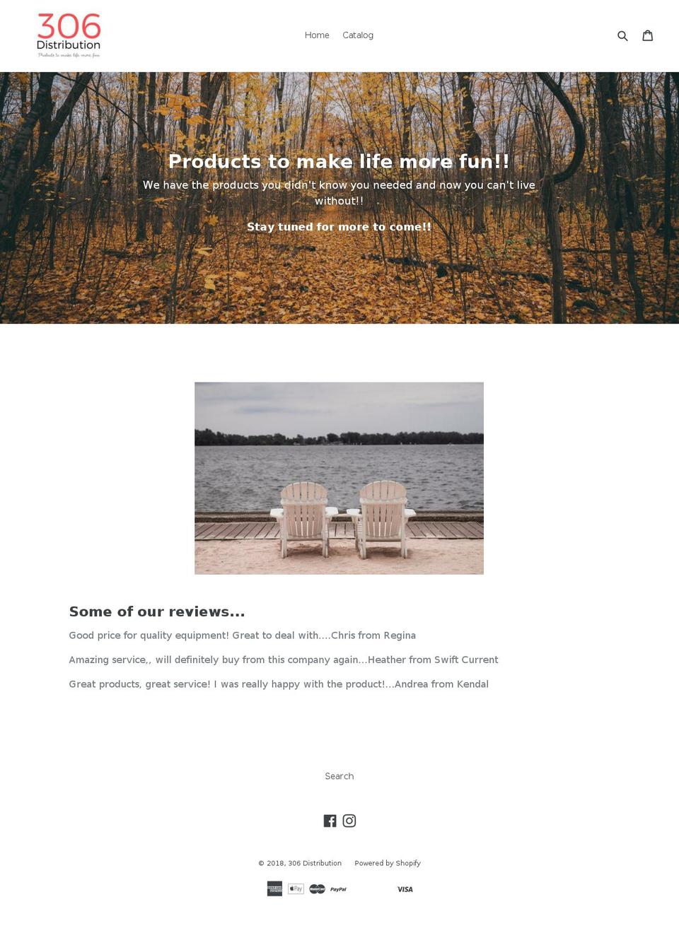 306distribution.com shopify website screenshot