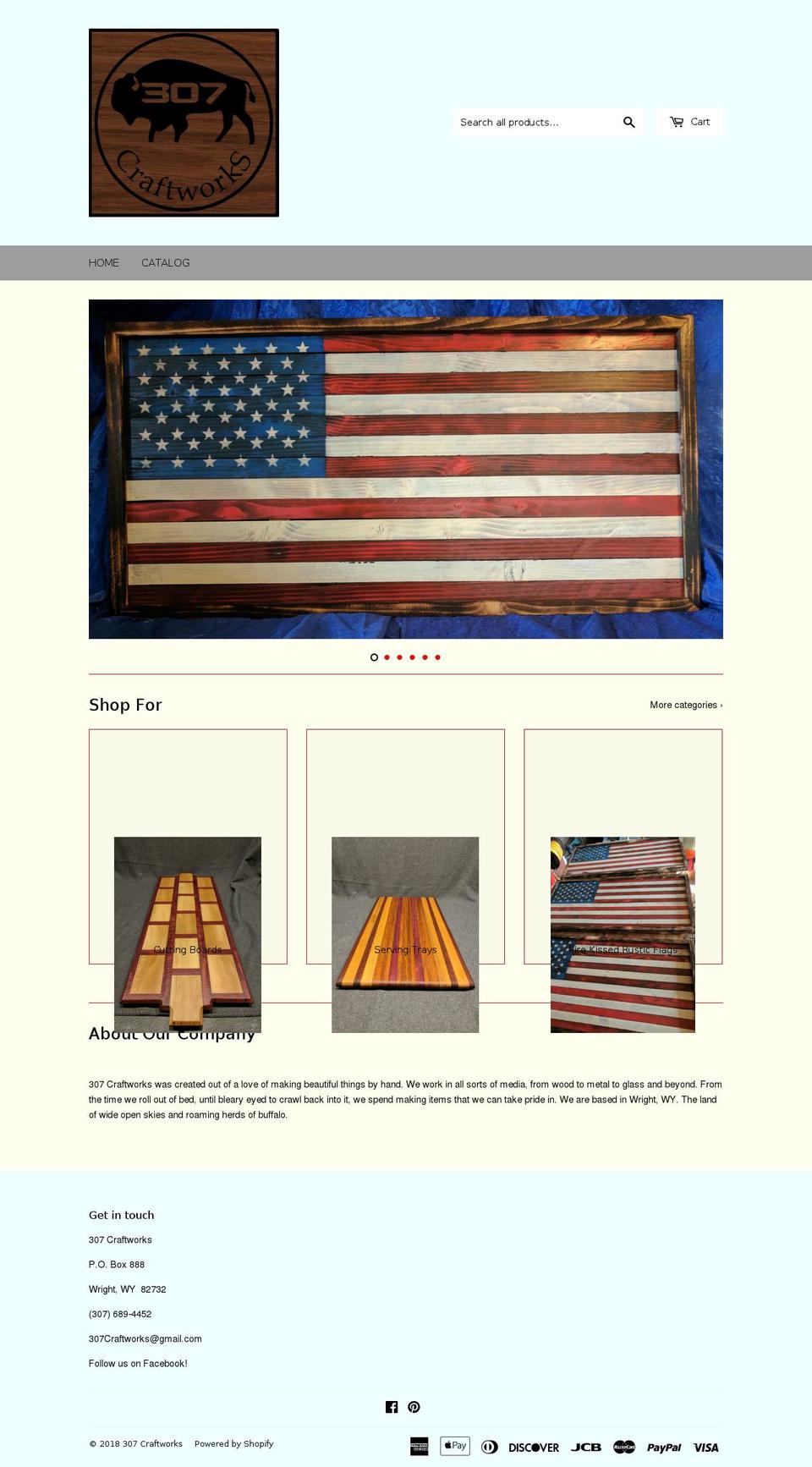 307craftworks.com — Shopify storefront screenshot