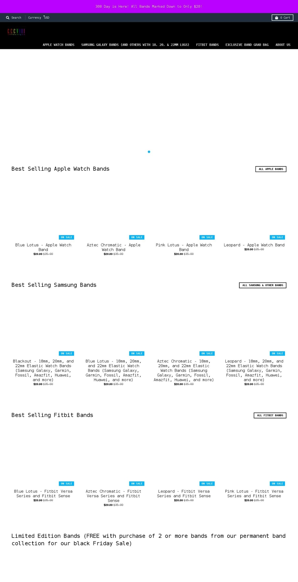308designs.com shopify website screenshot
