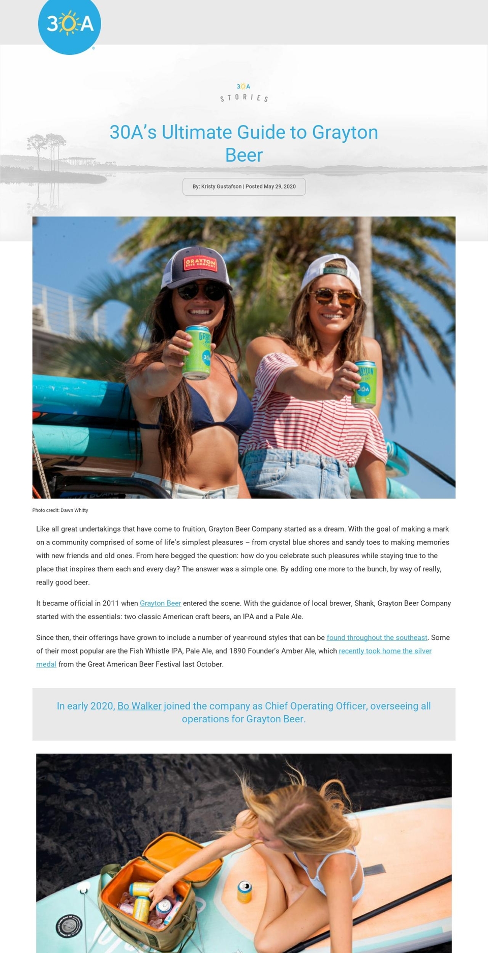 30arosebeachbeer.com — Shopify storefront screenshot