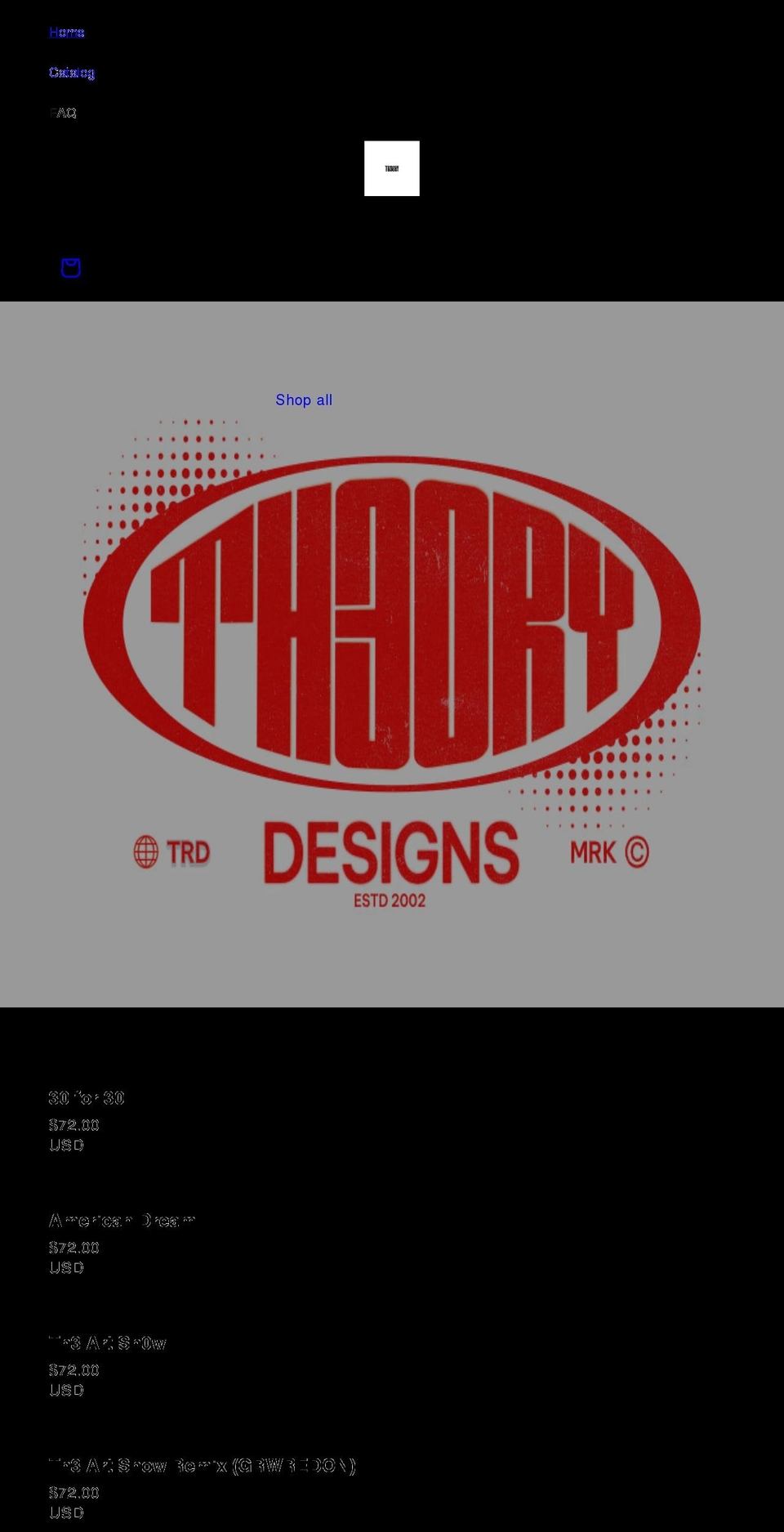 30ry.com shopify website screenshot