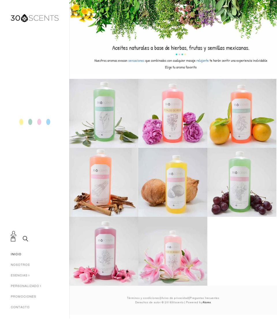 30scents.com — Shopify storefront screenshot