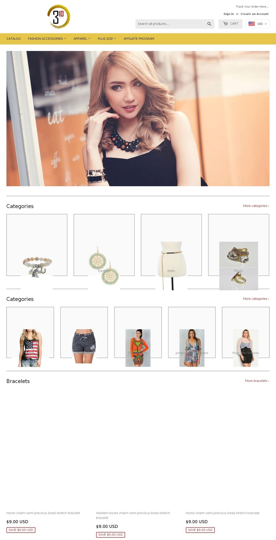 310fashion.com — Shopify storefront screenshot