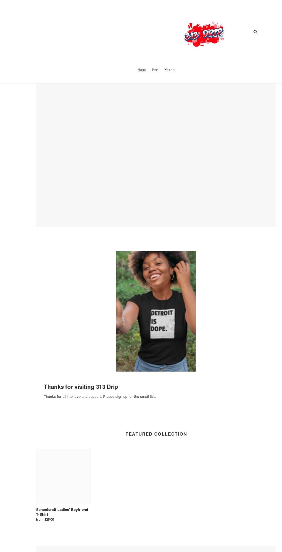 313drip.com shopify website screenshot