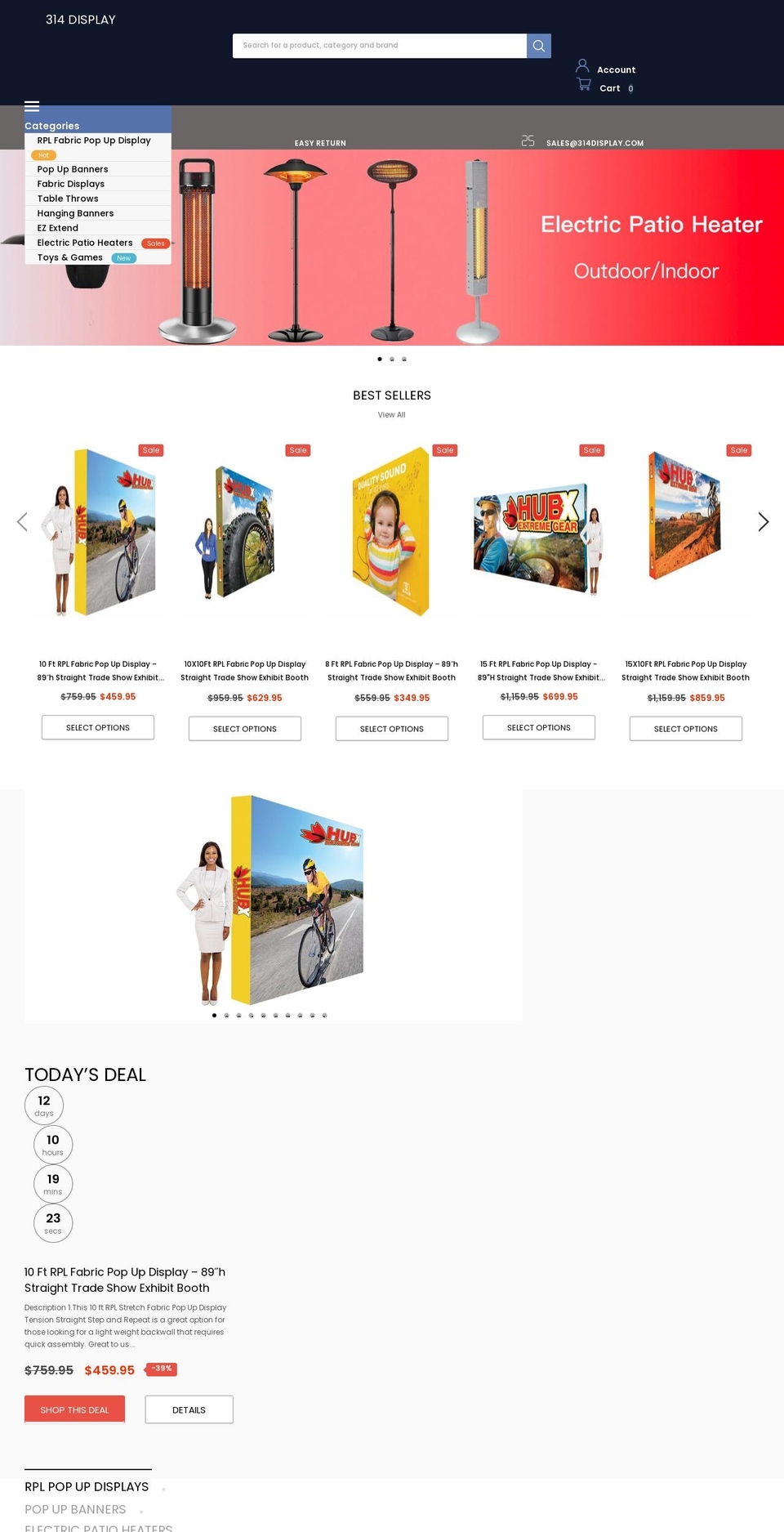 314display.com shopify website screenshot