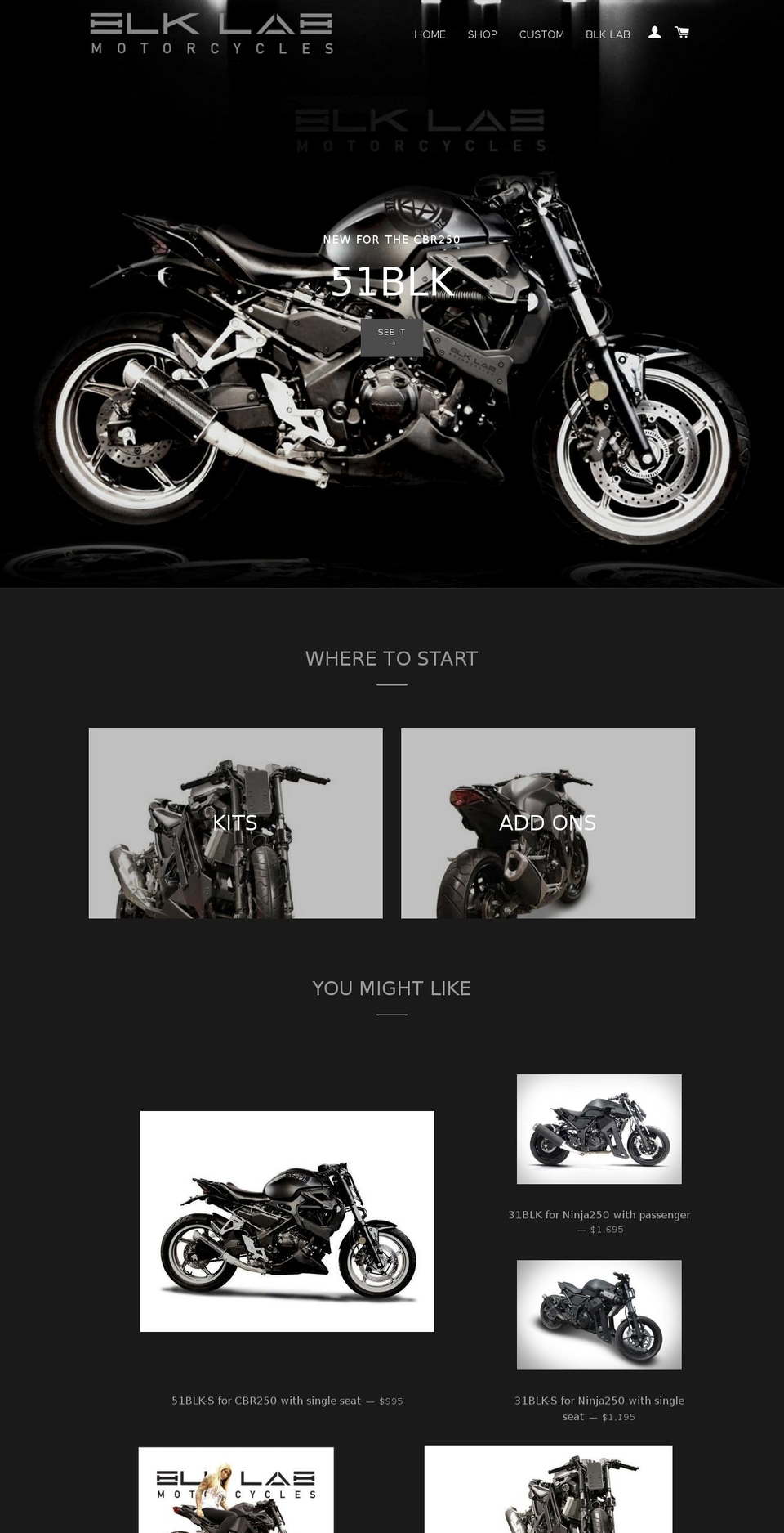 31blk.com shopify website screenshot