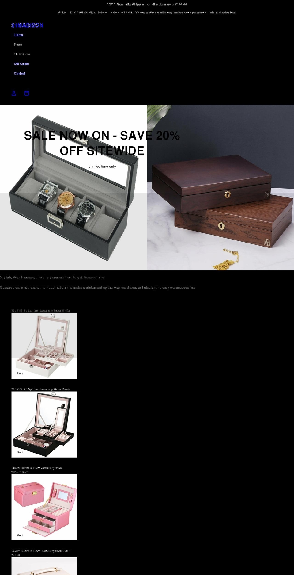 31madison.com.au shopify website screenshot