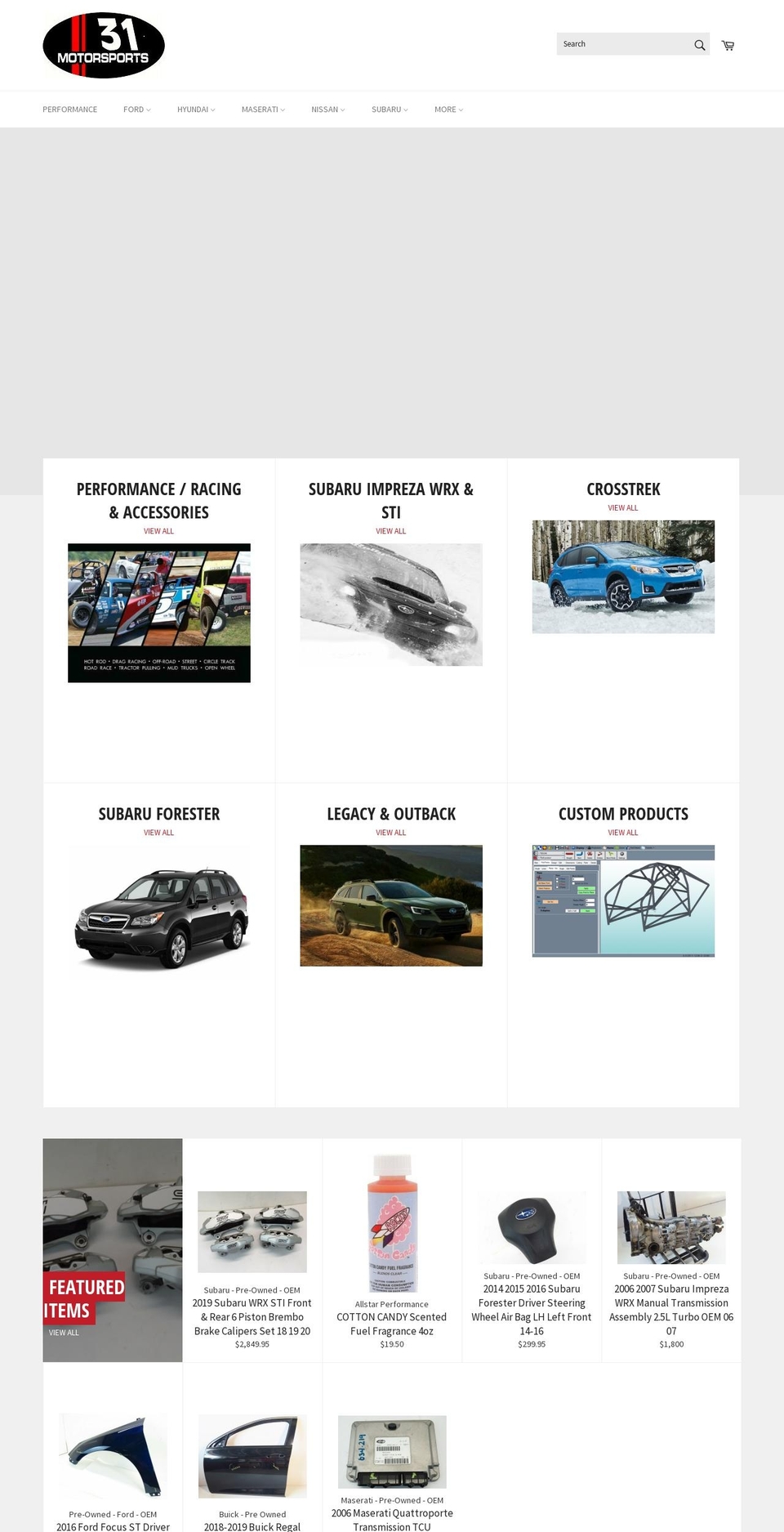 31motorsport.com — Shopify storefront screenshot