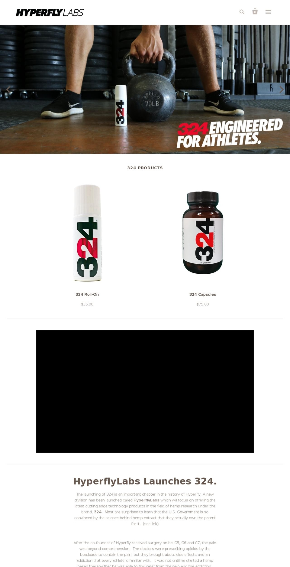 324brand.com — Shopify storefront screenshot