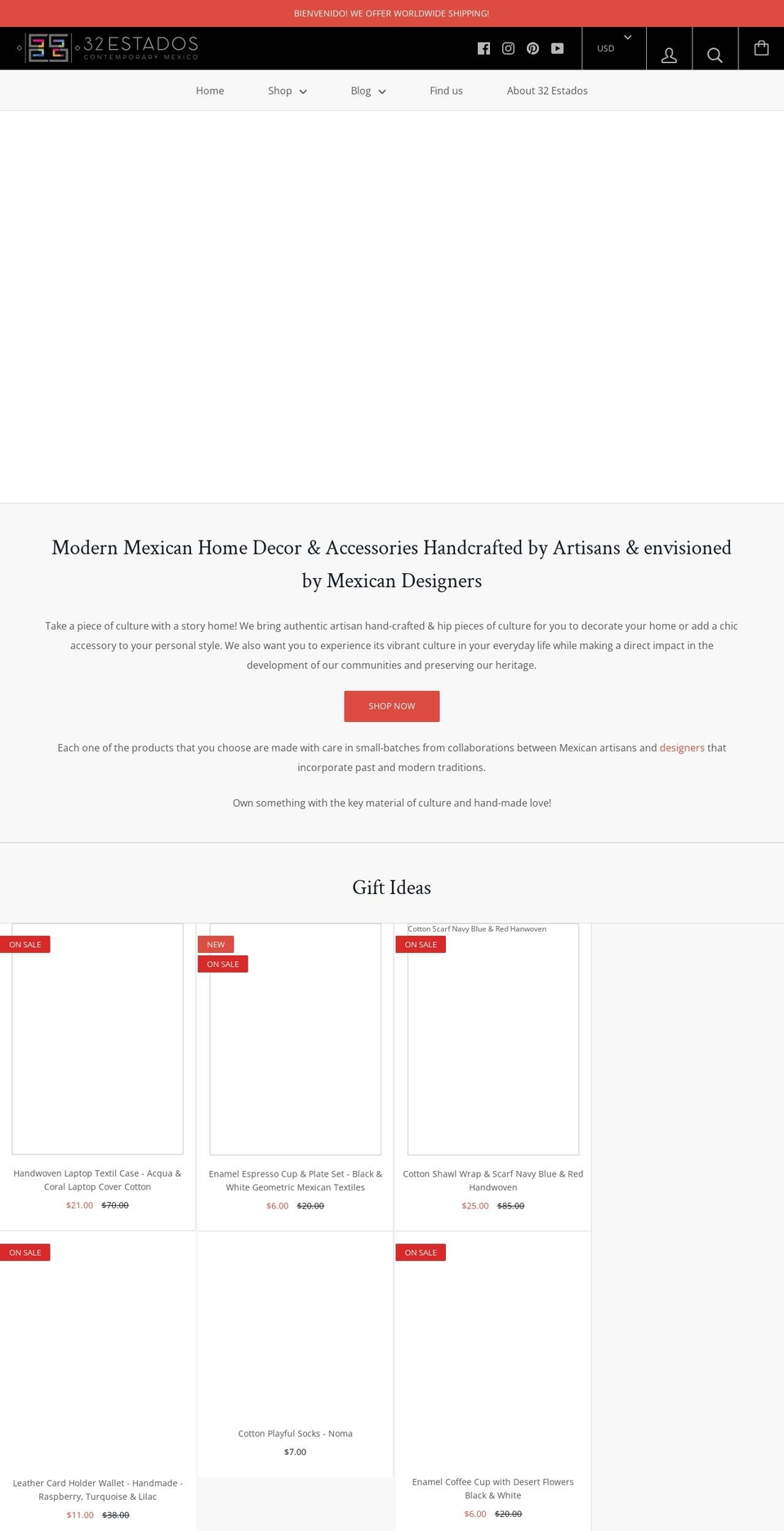 32estados.com — Shopify storefront screenshot