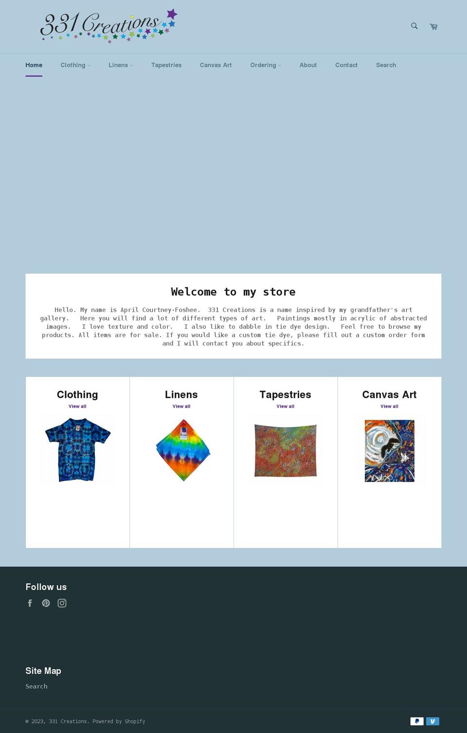 331creations.com shopify website screenshot