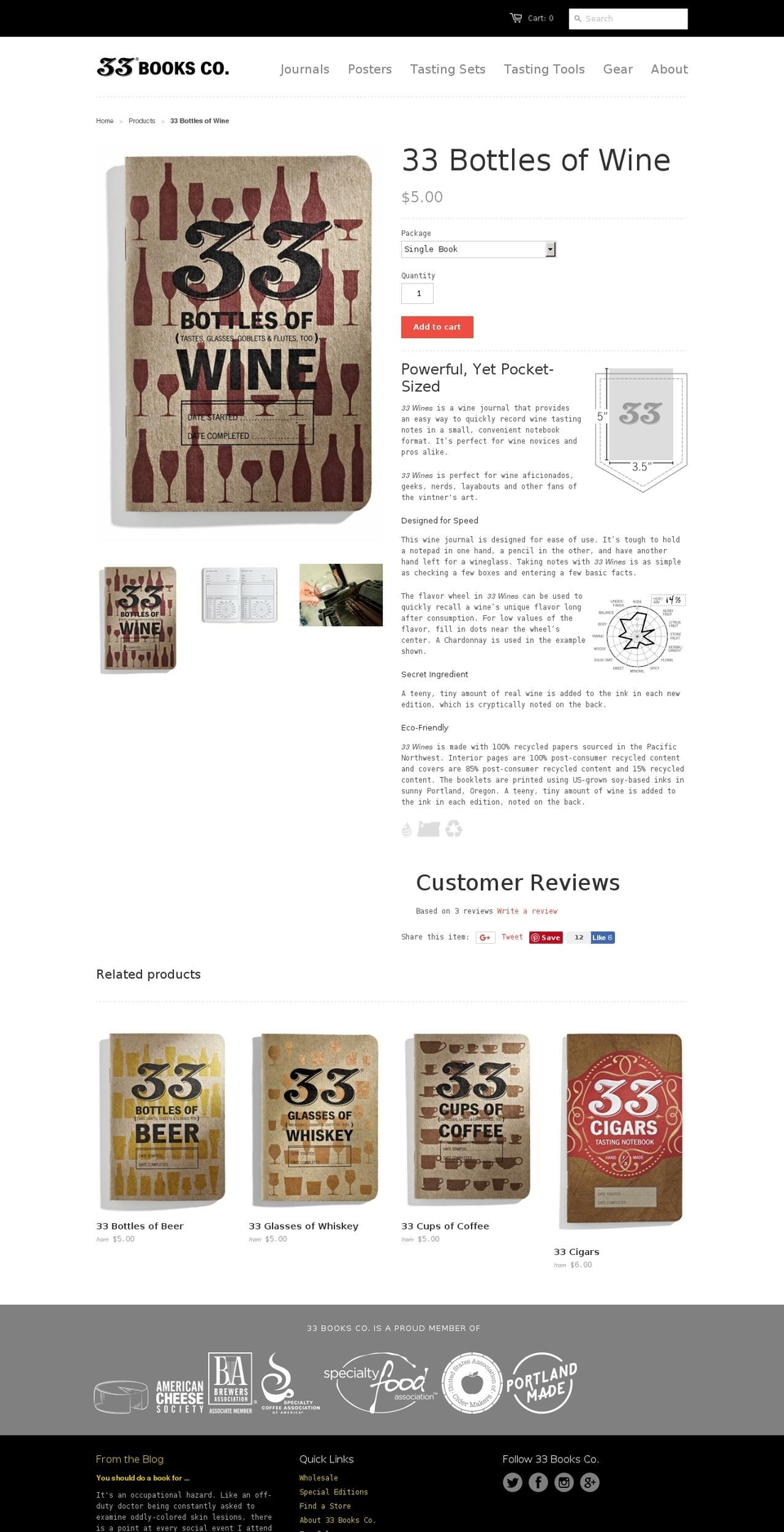 33wines.com — Shopify storefront screenshot