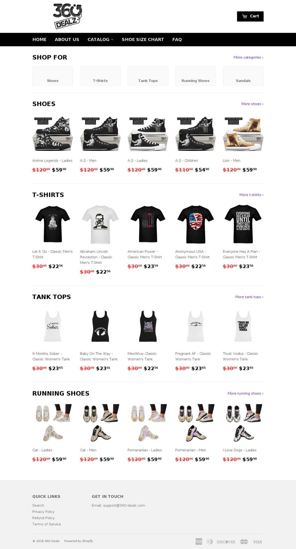 360-dealz.com — Shopify storefront screenshot