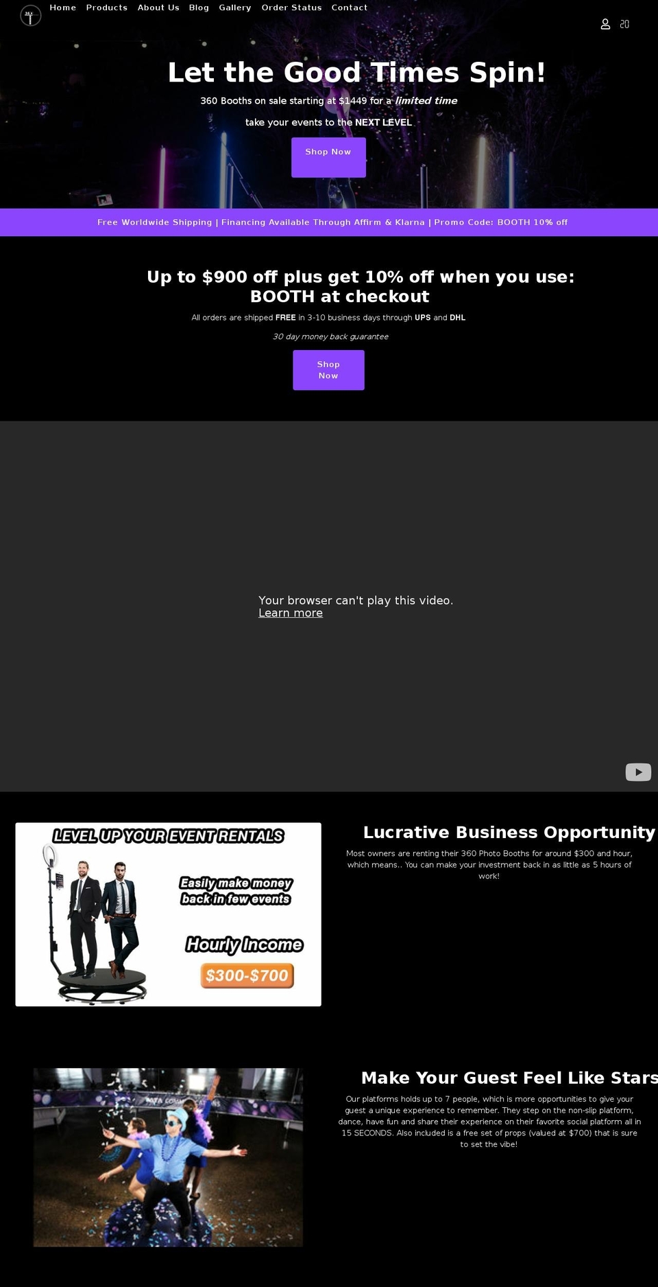 360photokit.com shopify website screenshot
