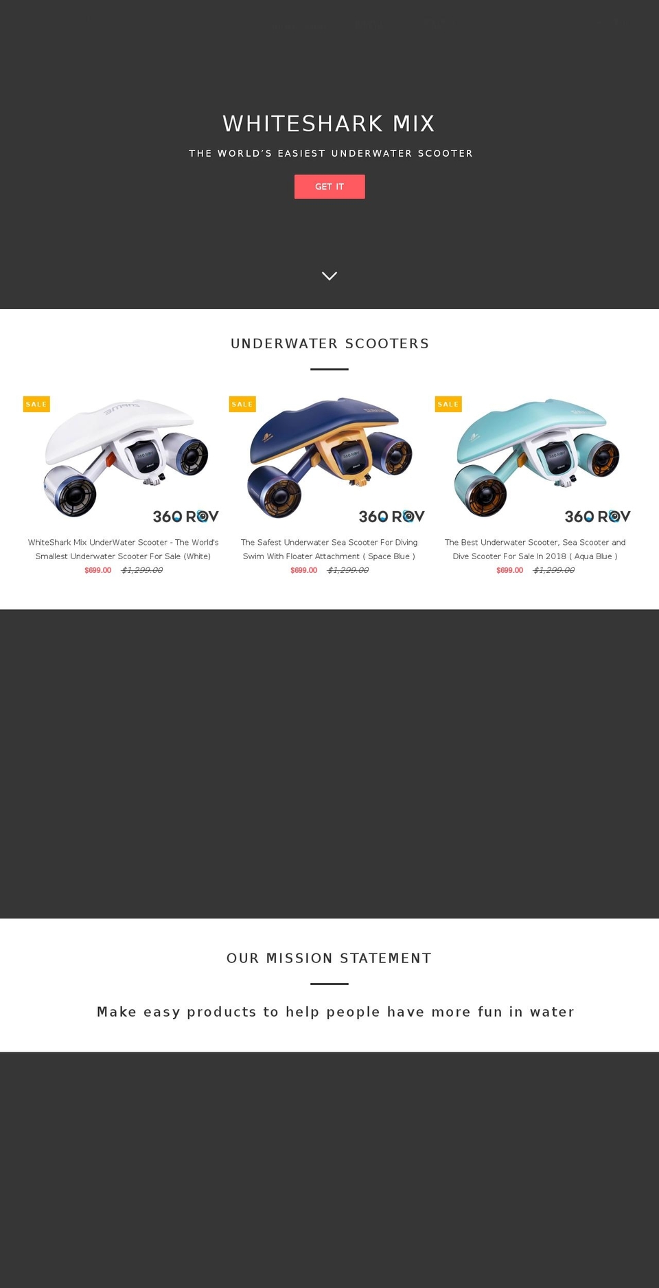 360rov.com — Shopify storefront screenshot